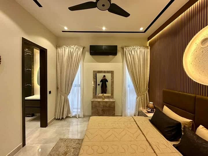 10 Marla lower portion fully furnished available for rent in dha phase 6 very good location 8