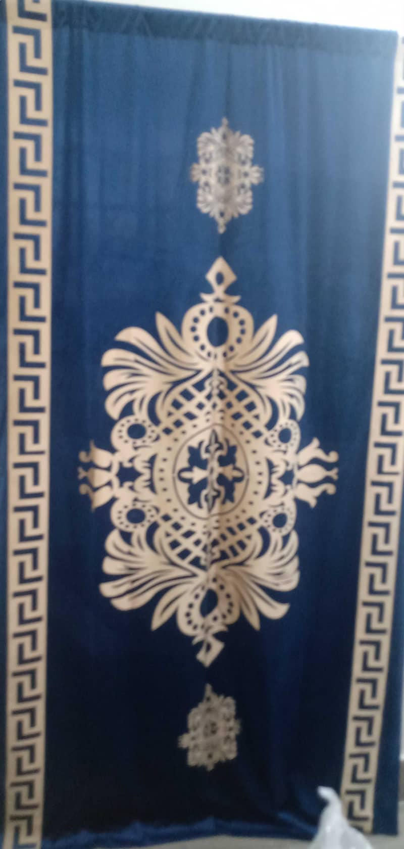 brand new velvet curtains with laser cut motif and versace border 3