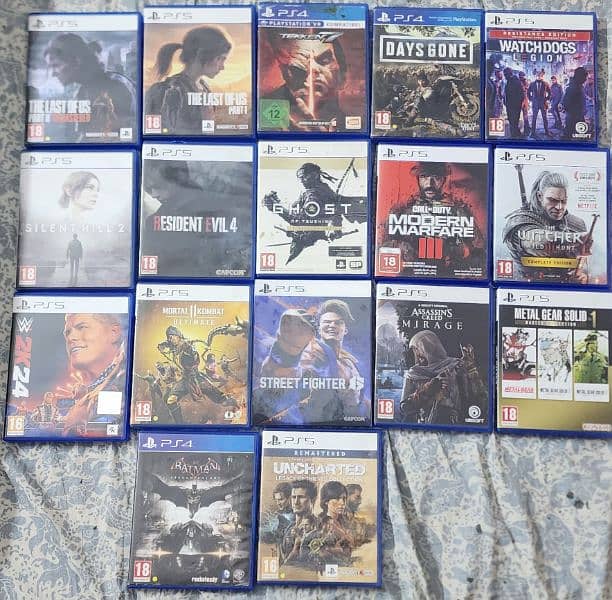 PS 5 GAMES CDS PLAY STATION 5 GAMES 0