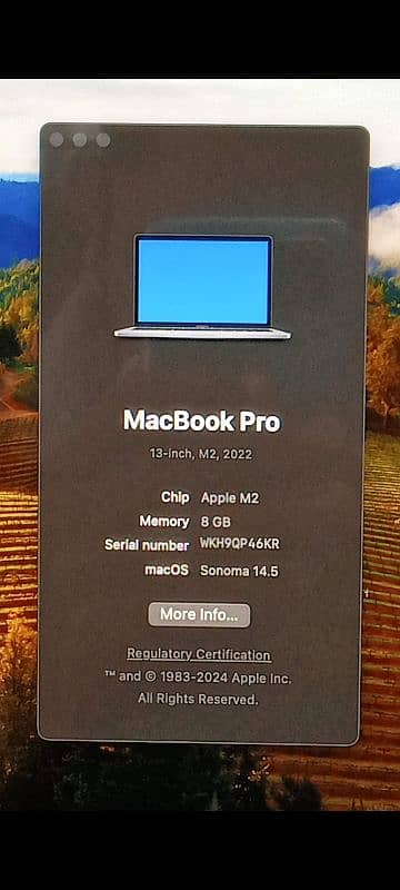 MacBook Pro M2 2022 8GB 512GB 13" MNEJ3 With Box 1