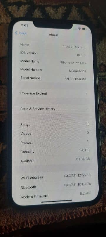 iphone 12 Pro Max-128GB 5