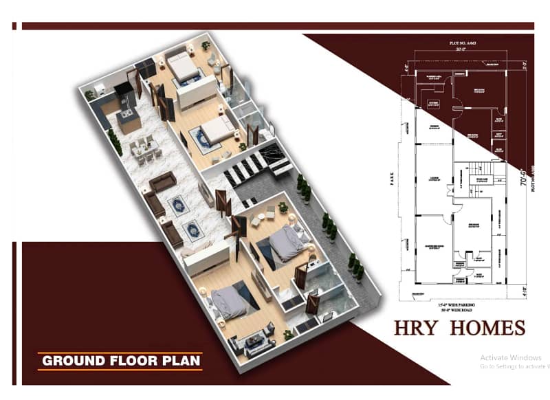 3 Bed Drawing Lounge Portion For Sale 2