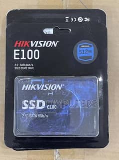 HIKVISION E100 512GB SSD QTY AVILABLE