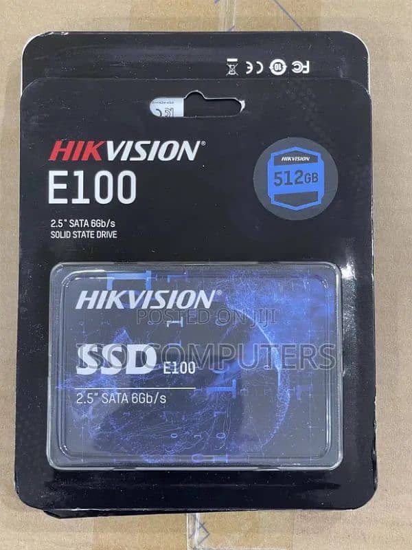 HIKVISION E100 512GB SSD QTY AVILABLE 0