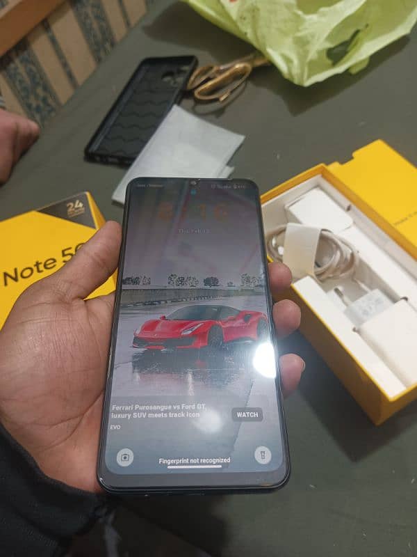 realmi not 50 all ok 4 month use full box 4