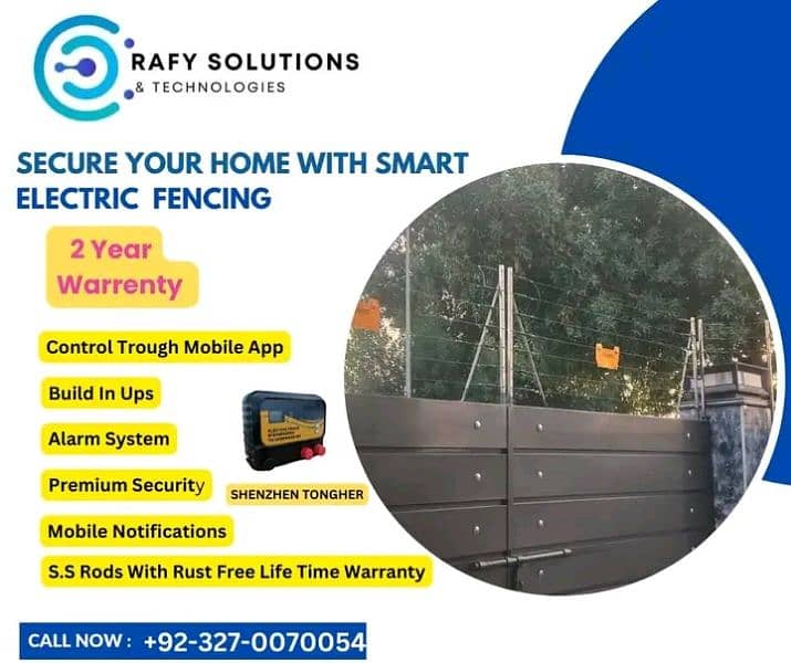 home Automation, home security,Electric fence 3