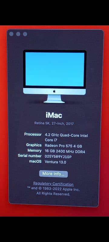 iMac 2017 21.5" & 27" Core i5 & i7 with 2GB, 4GB & 8GB Graphic Card 5