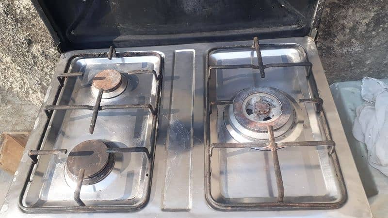 cooking Range nas gas 3 burner Bakery  gas electric chulha 3