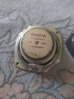 Toyota Corolla dashboard speakers pair