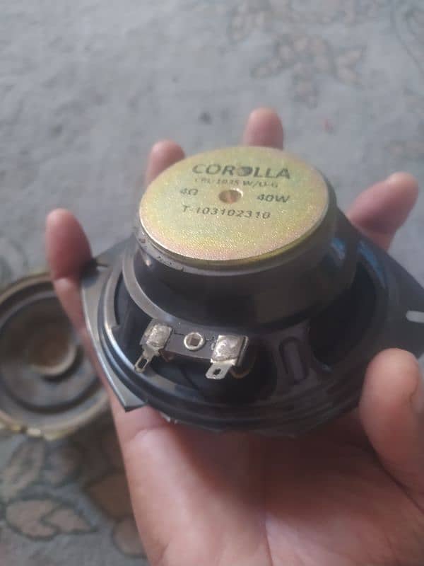 Toyota Corolla dashboard speakers pair 2