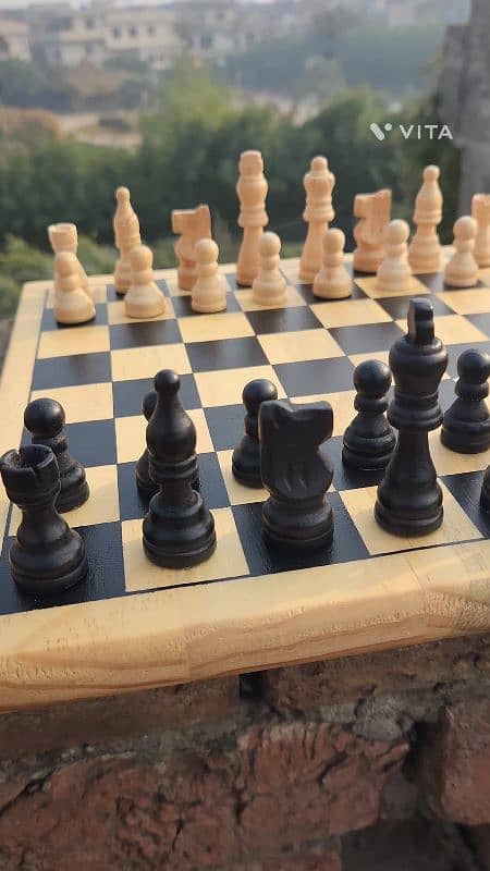 classic wooden CHESS [3 in 1] 1