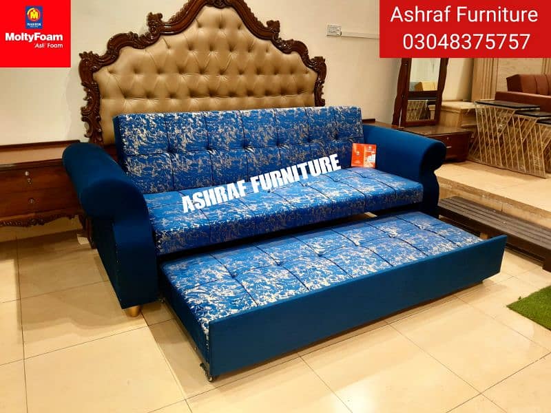 Sofa cum bed/Double cumbed/Sofa/LShape/Combed/Dewan/Double bed/Bed set 8