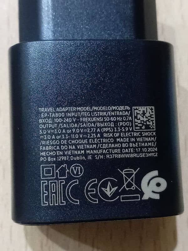 Fast Charger Type C to C Samsung Original 3