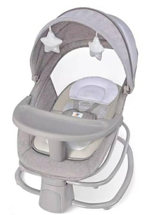 Mastela 4-in-1 Multi-Functional Foldable Bassinet Swing 3