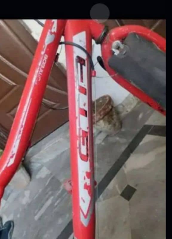 red colour bicycle 24 inches 3