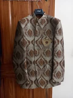 Coat/ Mehndi Coat/ Embroidery Men Coat/ Wedding Men Coat