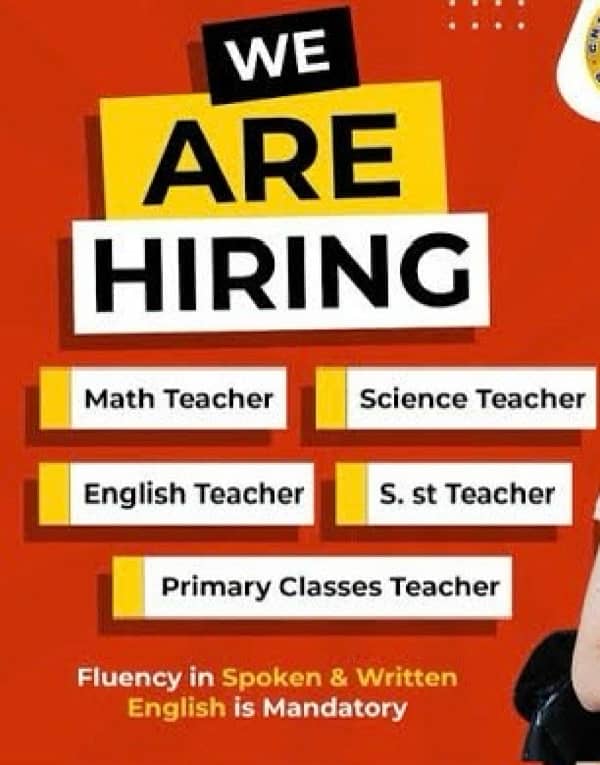 Need Females teachers for School And academy 0