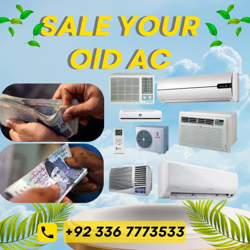 AC / split AC / Window. AC / inverter AC / ac sale purchased Window 2