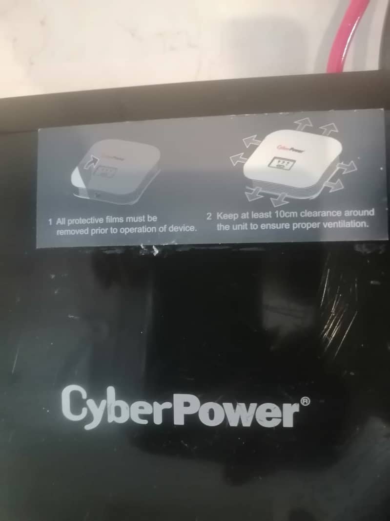 24 Volt UPS- CyberPower 240V×10A=2400W 2