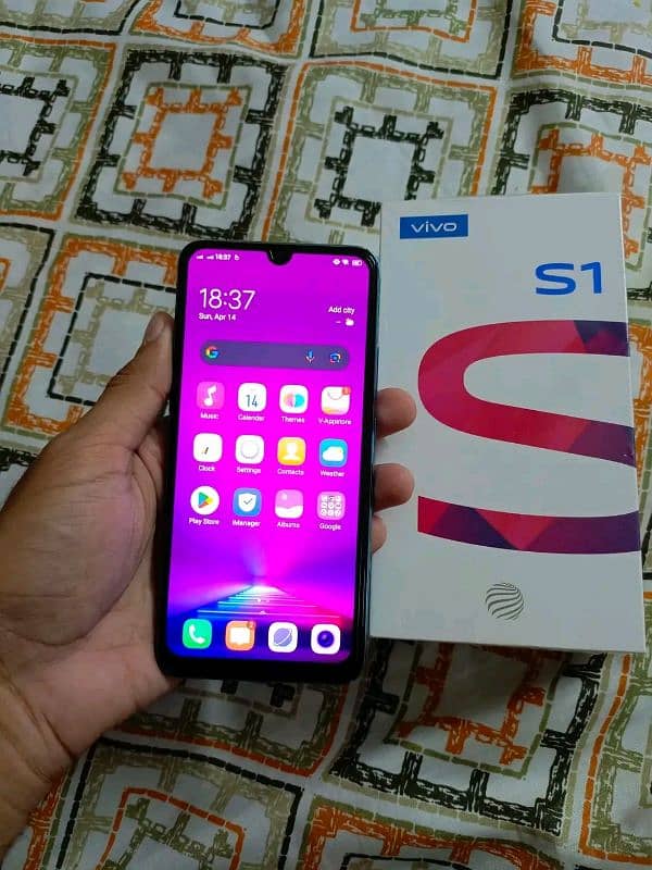 vivo s1 4gb rem 128 GB ROM full box 03404267989 0