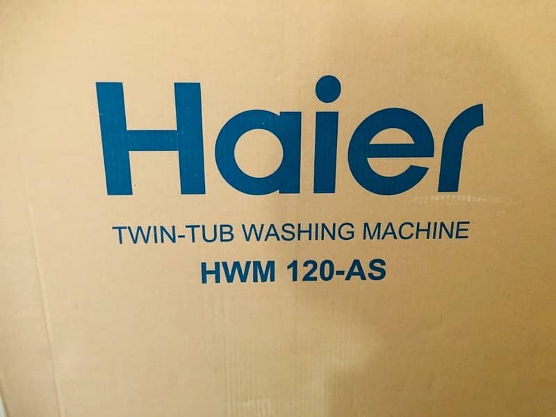 HAIER TWIN-TUB WASHING MACHINE HWM 120AS 1