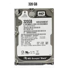 320 GB Laptop Hard Drive Disk 2.5″ HDD for internal and External Use