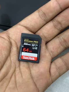 sand disk 200mb 64 gb card