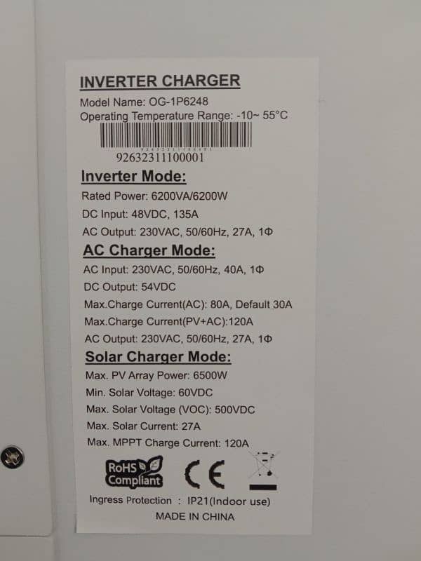 inergy ofgrid 6.2 kw inverter 5