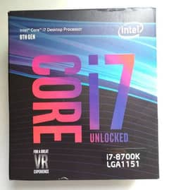 I7 8700k Processor For 1151 Socket Motherboard Gaming Pc