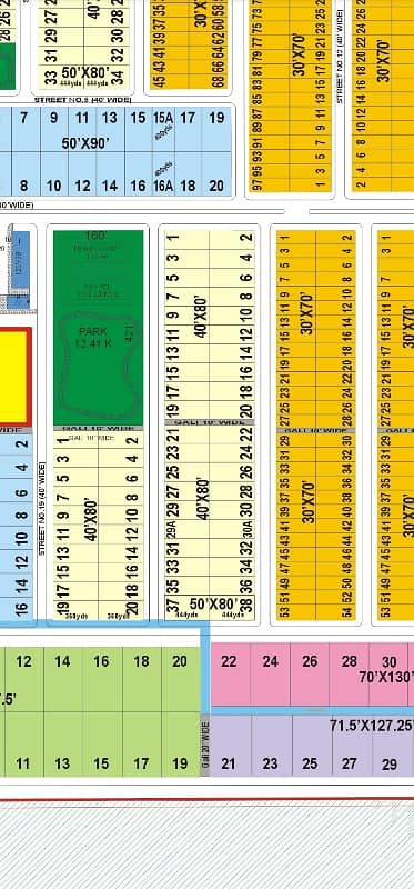 12 Marla (40x80) Park Facing Plot Is Available For Sale At Sector D-17 1