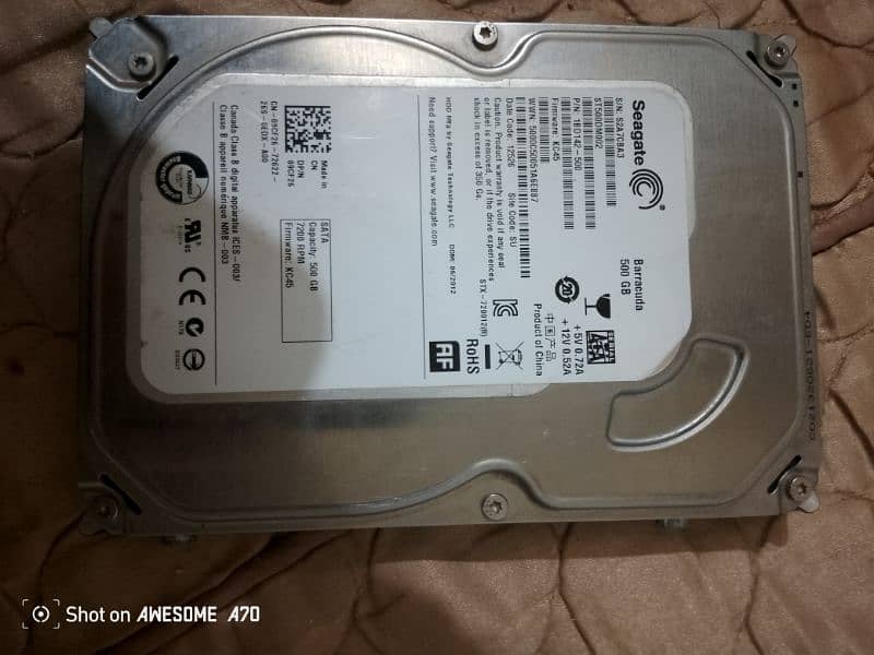 HARD DISK 500 GB 2