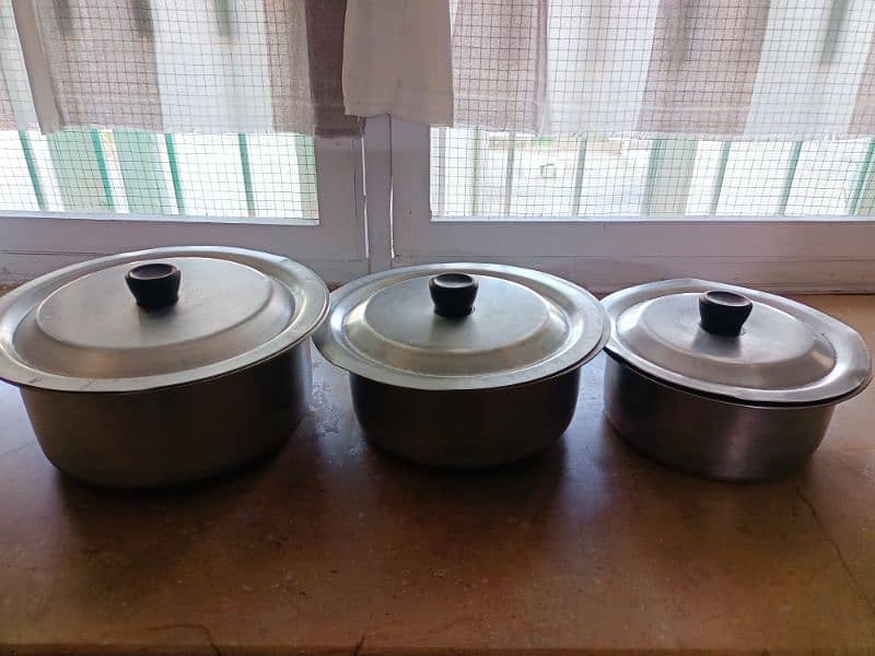 cooking pot set 3