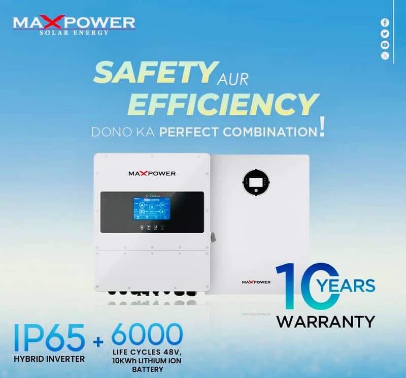 Max Power, Crown Inverters | On-Grid, Hybrid | All Inverters Available 0