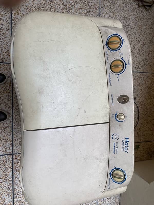 washing machine haier. . urgent sale. ! 2