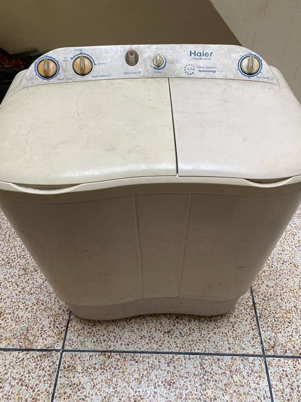 washing machine haier. . urgent sale. ! 4