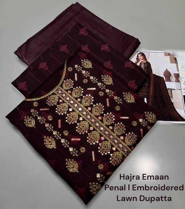 LAWN DUPATTA By HAJRA EMAAN 4