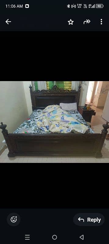 interwood bed in good condition 1