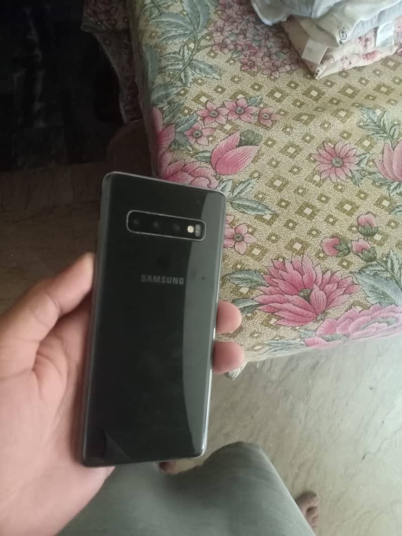 samsung s10 8/128gb fornt glas crak non pta 3