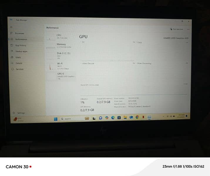 HP 830 G6 i7 8th 16 256 SSD NVME 14
