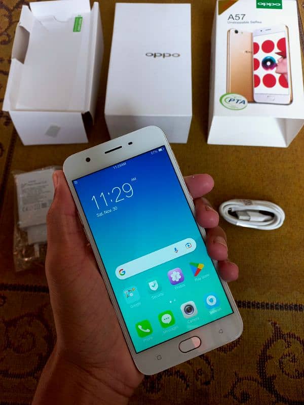 smartphone oppo A57 like new 2