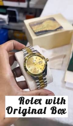 Rolex With Original box and Card