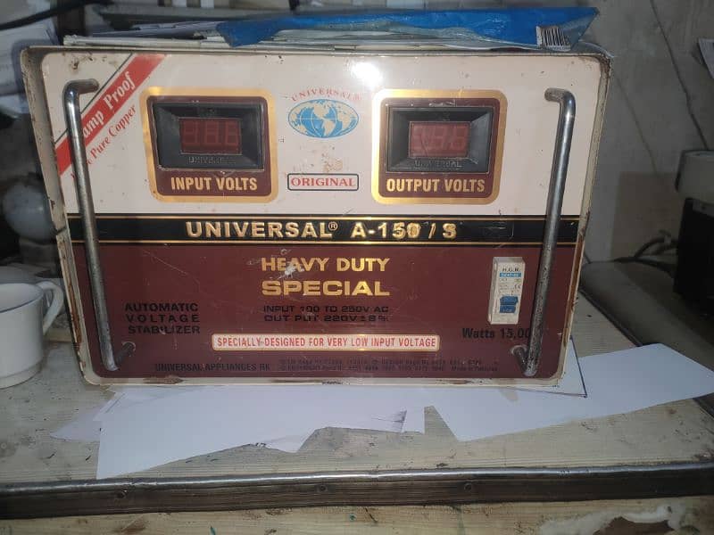 stabilizer universal company 15,000 watts 0