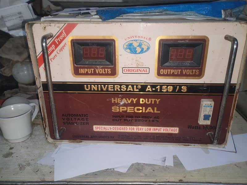 stabilizer universal company 15,000 watts 3