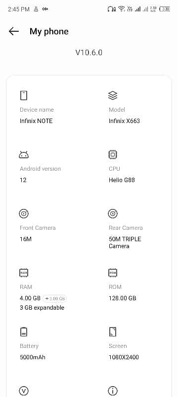 infinix note 11 4+³ 128 exchange possible 9