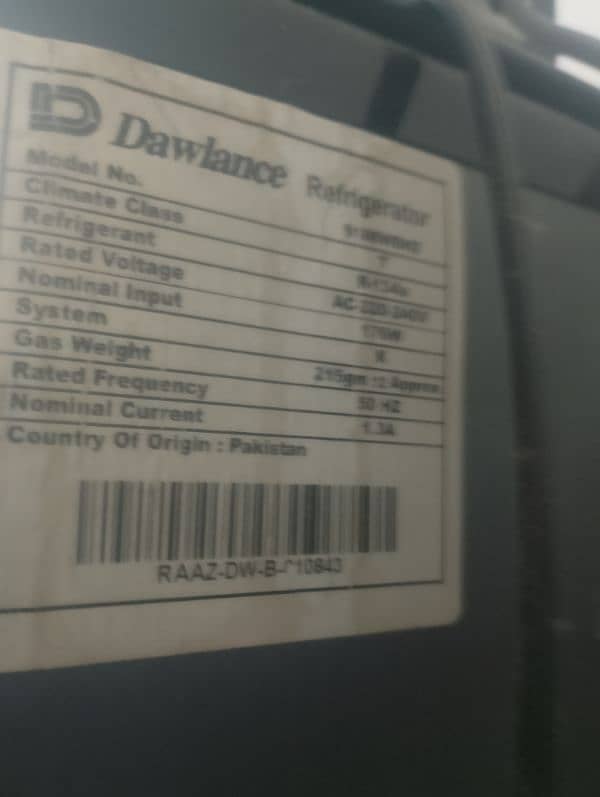 Dawlance refrigerator for sale  good condition 6