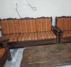 Wooden Sofa Set