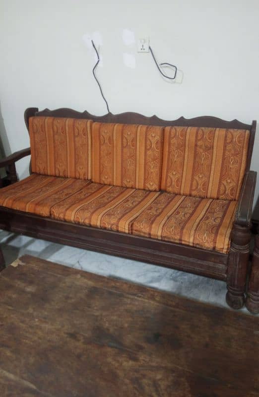 Wooden Sofa Set 3