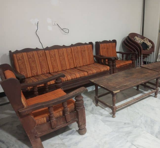 Wooden Sofa Set 5