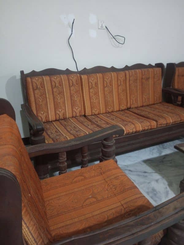 Wooden Sofa Set 6