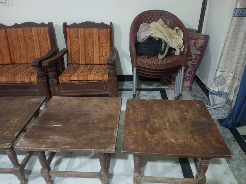 Wooden Sofa Set 7